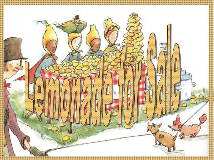 PPT Lemonade for Sale PowerPoint Presentation, free download ID1273462