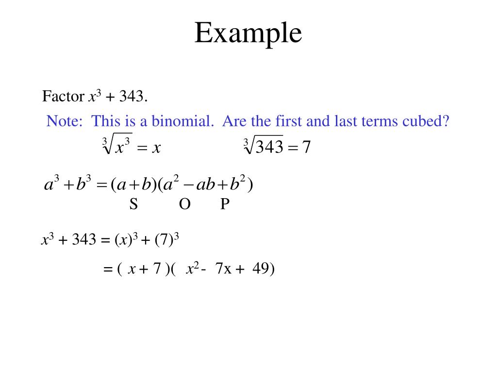 PPT 6.4 Factoring and Solving Polynomial Equations PowerPoint