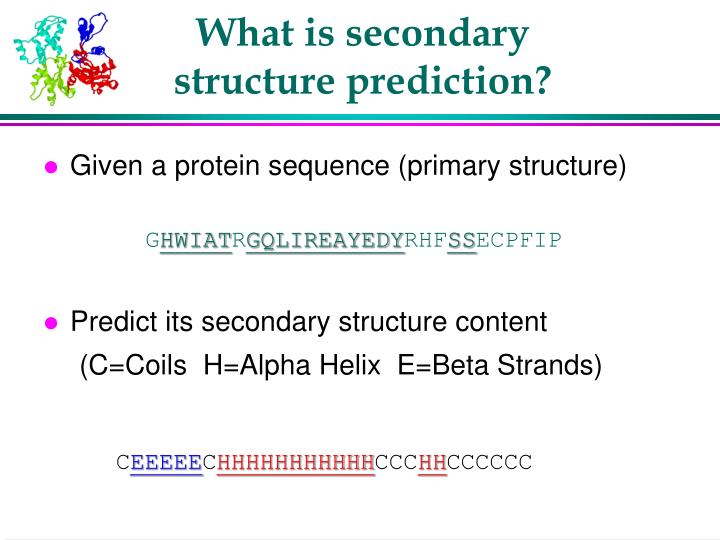PPT Protein Secondary Structure Prediction PowerPoint Presentation