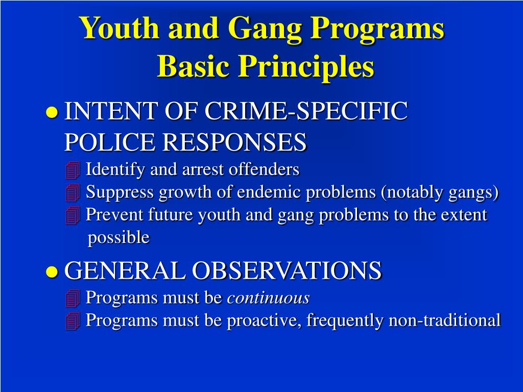 PPT Youth and Gang Programs PowerPoint Presentation, free download ID1275680