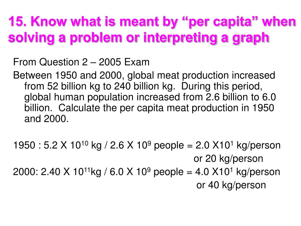 PPT Math for APES Calculations Without Calculators PowerPoint