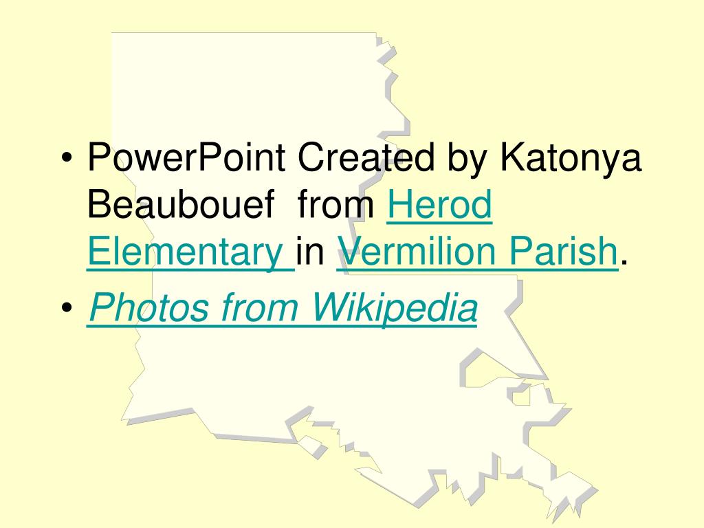 PPT Important People in Louisiana History PowerPoint Presentation