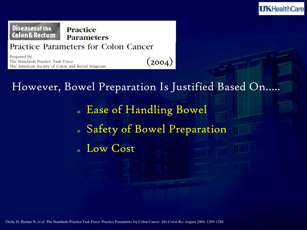 PPT Mechanical Bowel Preparation PowerPoint Presentation, free