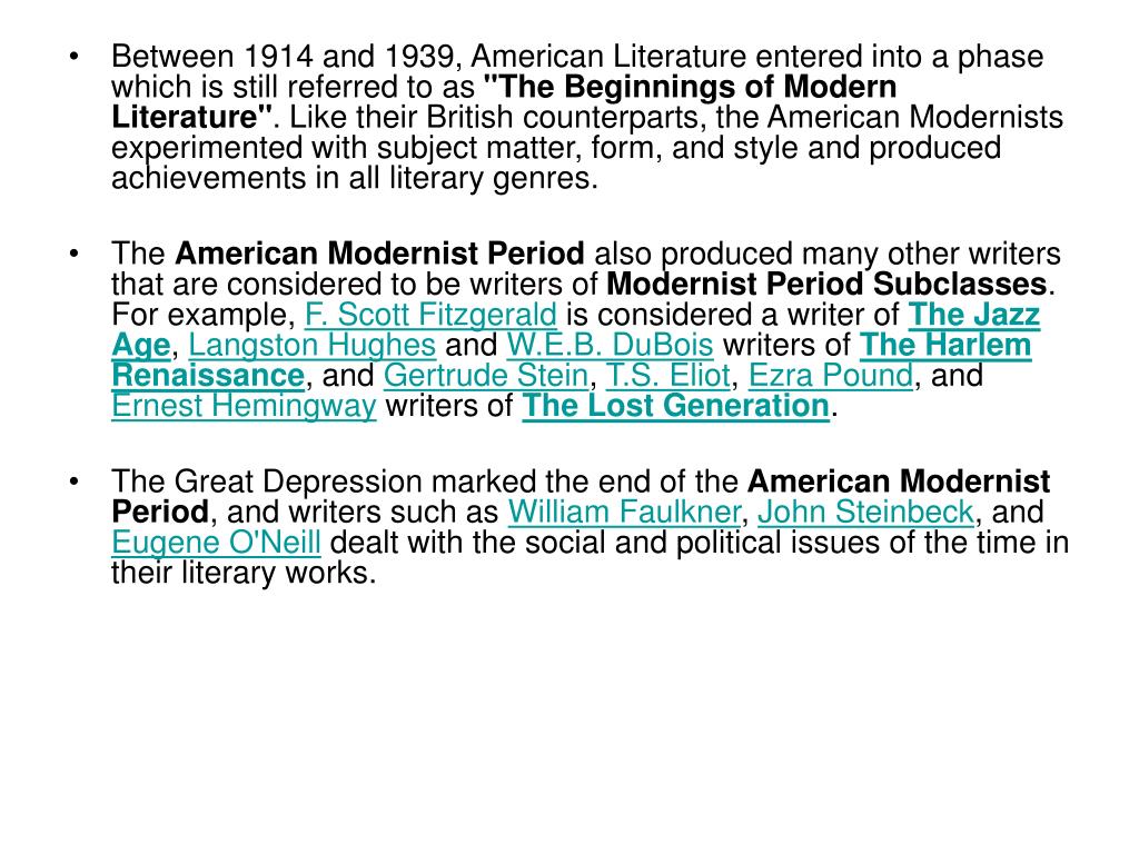 PPT Major Literary Movements PowerPoint Presentation, free download
