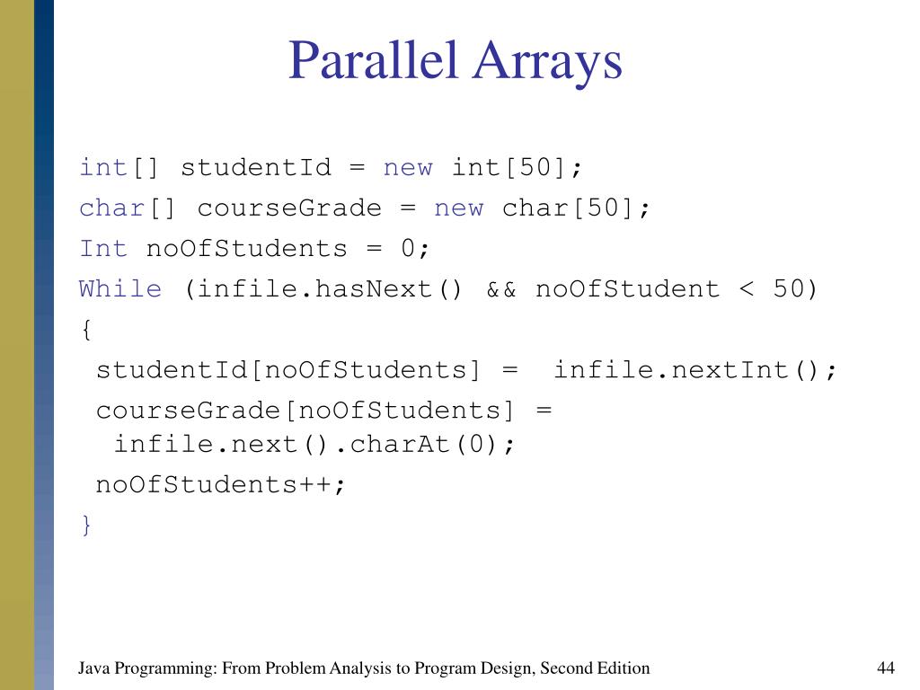 PPT Chapter 9 Arrays PowerPoint Presentation, free download ID1280306