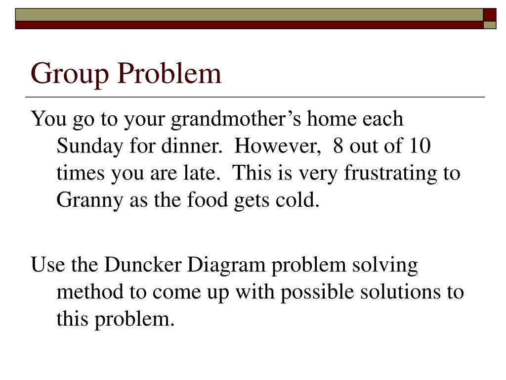 PPT - Duncker Diagram PowerPoint Presentation, free download - ID:1280315