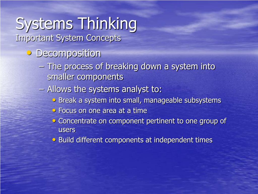 PPT Concepts of Systems Theory PowerPoint Presentation, free download