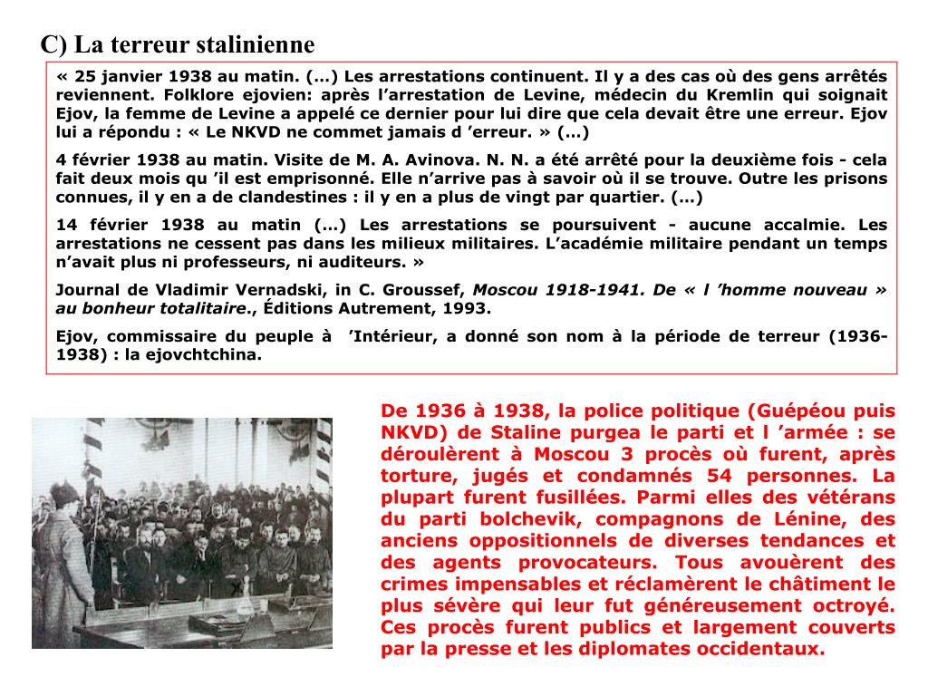 PPT L’URSS DE STALINE 19291941 PowerPoint Presentation, free