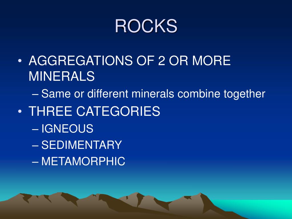 PPT Earth Science Unit 1.3 Rocks & Minerals PowerPoint Presentation