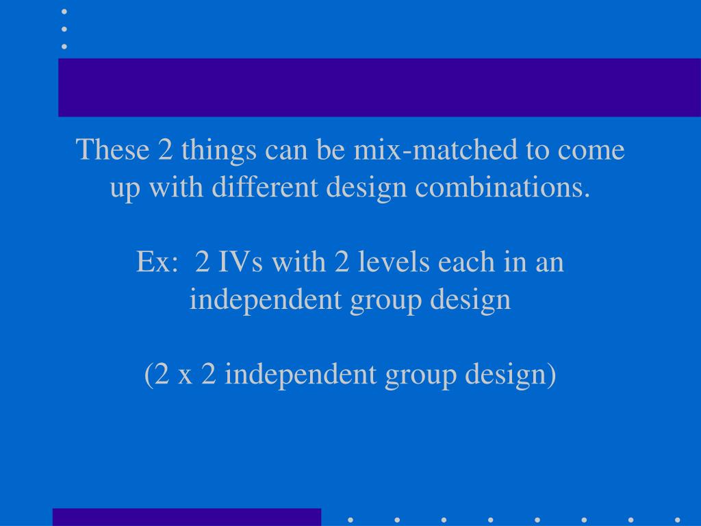PPT Experimental Group Designs PowerPoint Presentation, free download