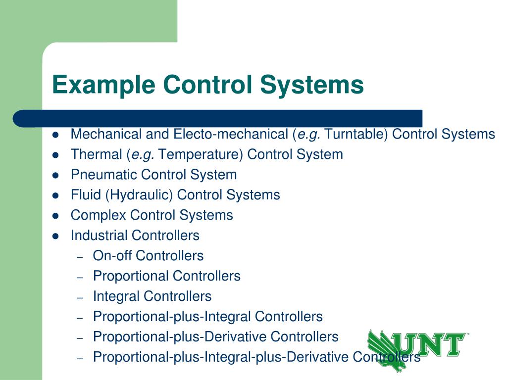 PPT Spring 2010 Advanced Topics (EENG 4010003) Control Systems