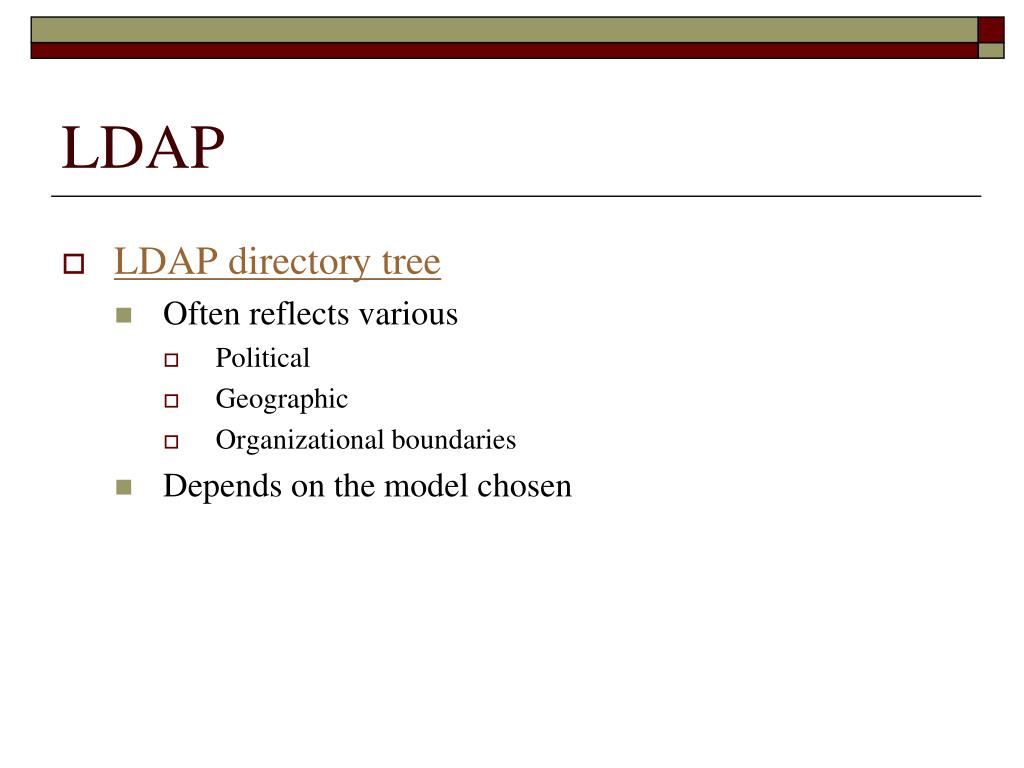 PPT - LDAP PowerPoint Presentation, free download - ID:1283800
