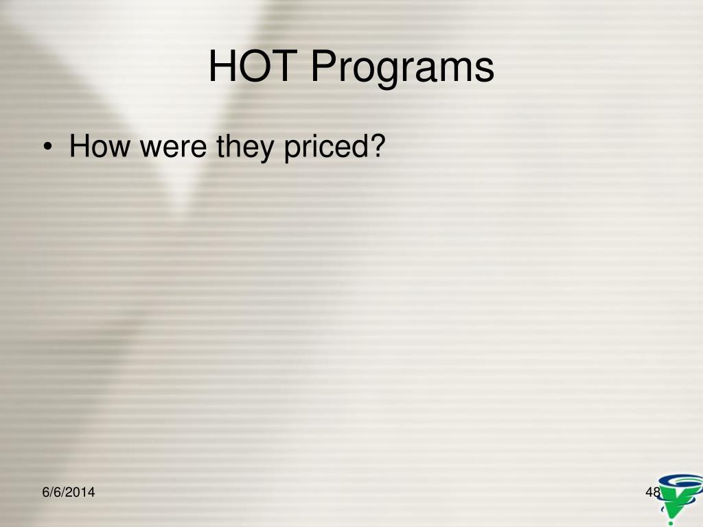 PPT 5 Keys to HOT! Recreation Programming PowerPoint Presentation