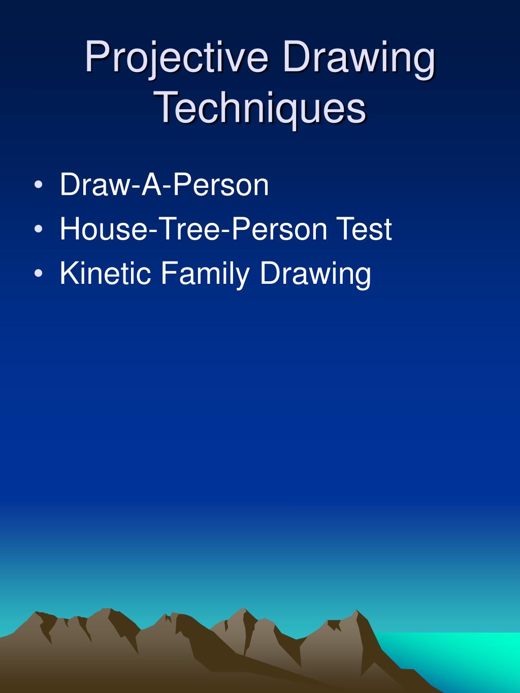 PPT Projective Drawing PowerPoint Presentation, free download ID