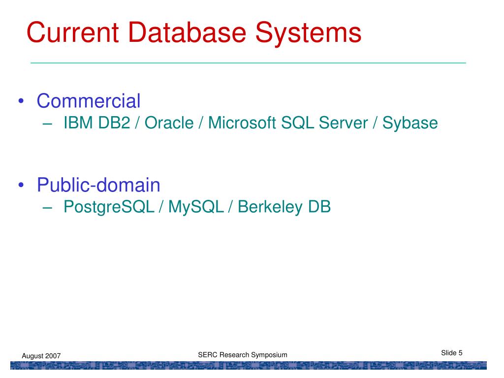 PPT Database Engine Design a.k.a. Research DSL PowerPoint