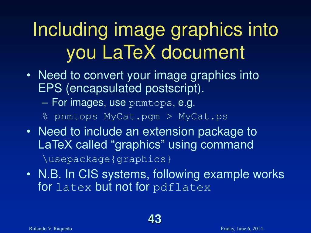 PPT Quick LaTeX Tutorial PowerPoint Presentation, free download ID