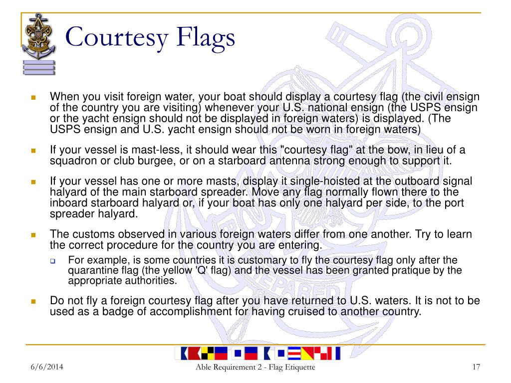 PPT Flag Etiquette PowerPoint Presentation, free download ID1288474