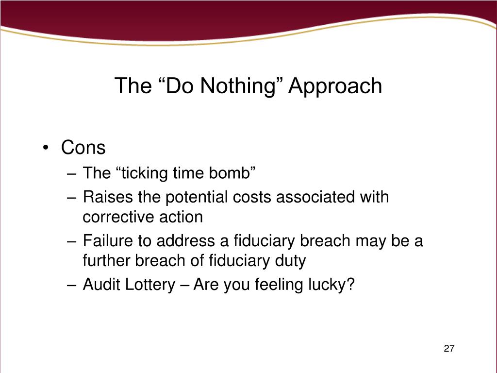 PPT Fiduciary Oversight A Process & Approach to Best Practices