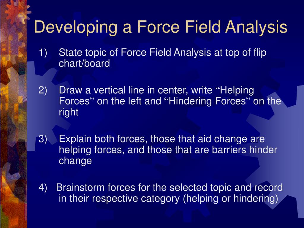PPT Force Field Analysis PowerPoint Presentation, free download ID1294092