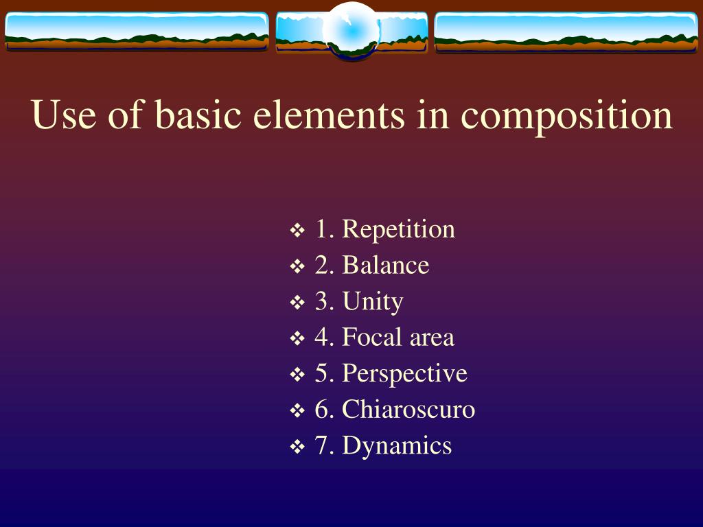 PPT Elements of painting, printmaking, photography, graphics art