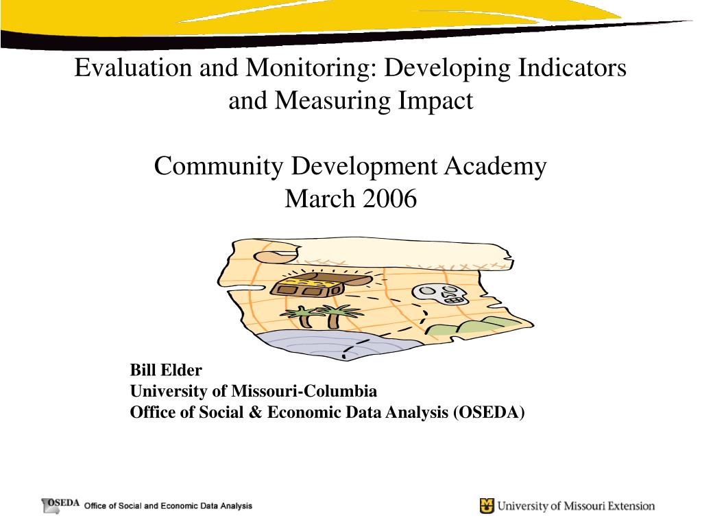 PPT Evaluation and Monitoring Developing Indicators and Measuring Impact Community