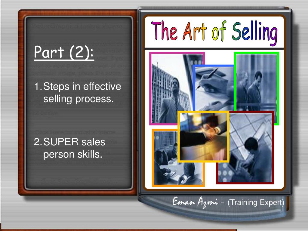 PPT The Art of Selling PowerPoint Presentation, free download ID