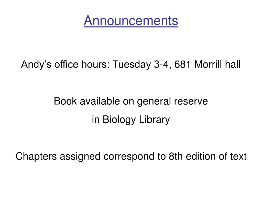 PPT Animal Behavior IB 429 ANSC 466 ANTH 442 Pick up a syllabus if