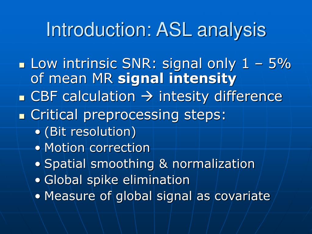 PPT Arterial spin labeling PowerPoint Presentation, free download
