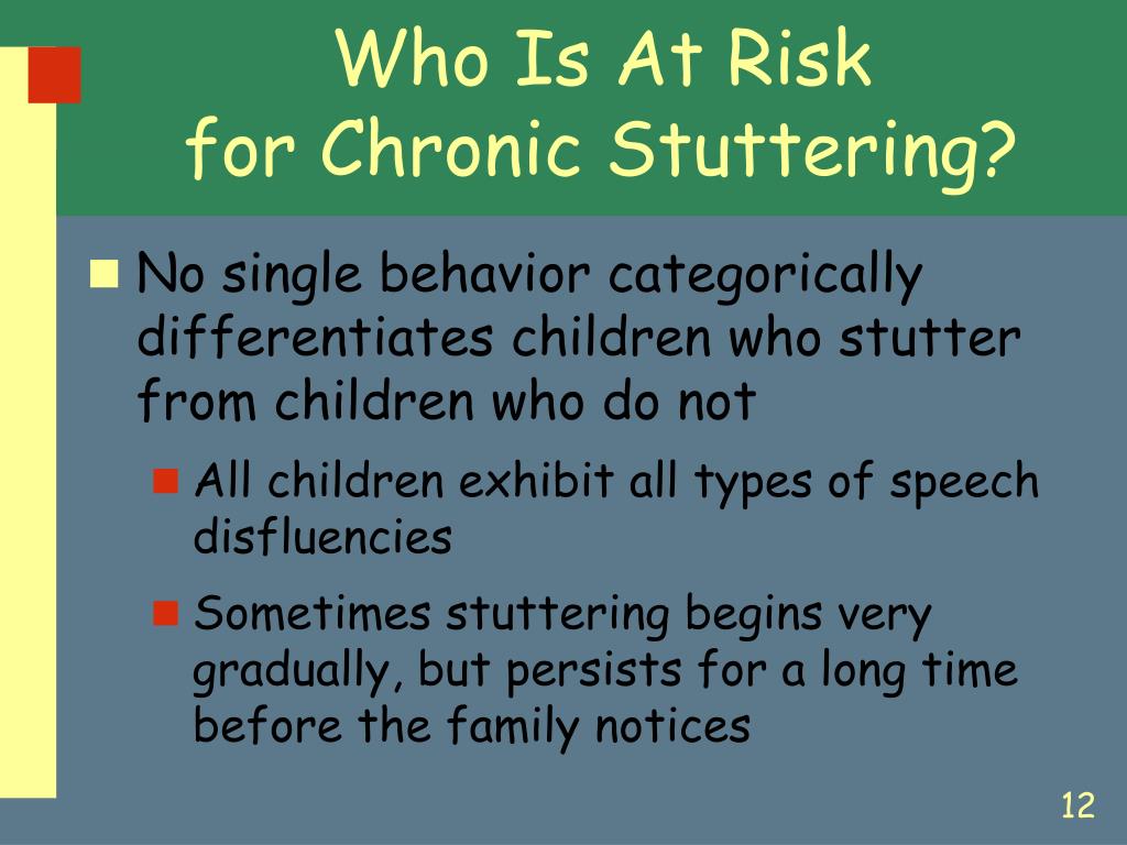 PPT Identification and Treatment of Childhood Stuttering PowerPoint