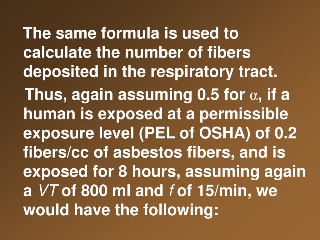 PPT FACTORS INFLUENCING THE DOSE FOR AEROSOLS PowerPoint Presentation