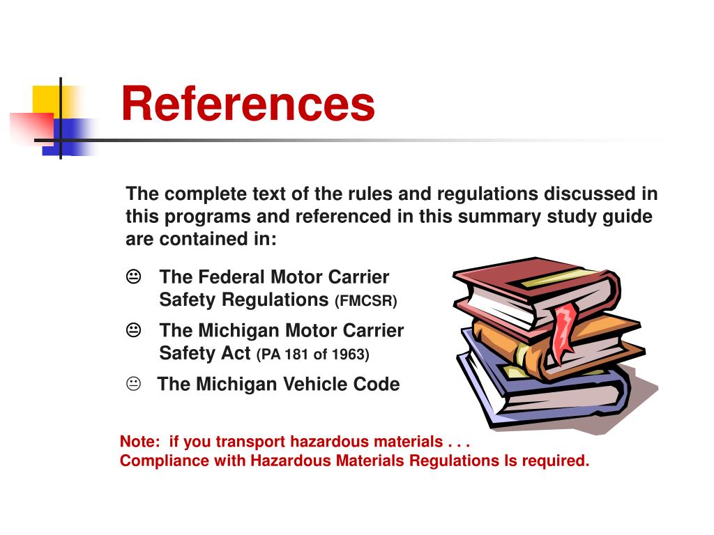 PPT Commercial Motor Vehicles Safety Regulations An Overview