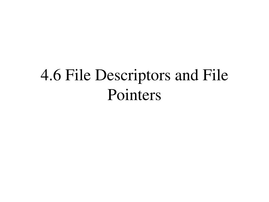 PPT Chapter 4 UNIX I/O PowerPoint Presentation, free download ID