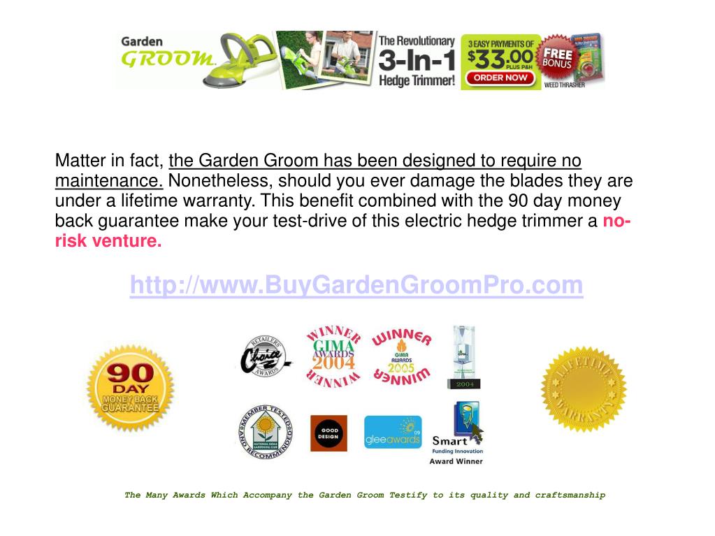 PPT Garden Groom Exceeding all Hedge Cutting Expectations PowerPoint