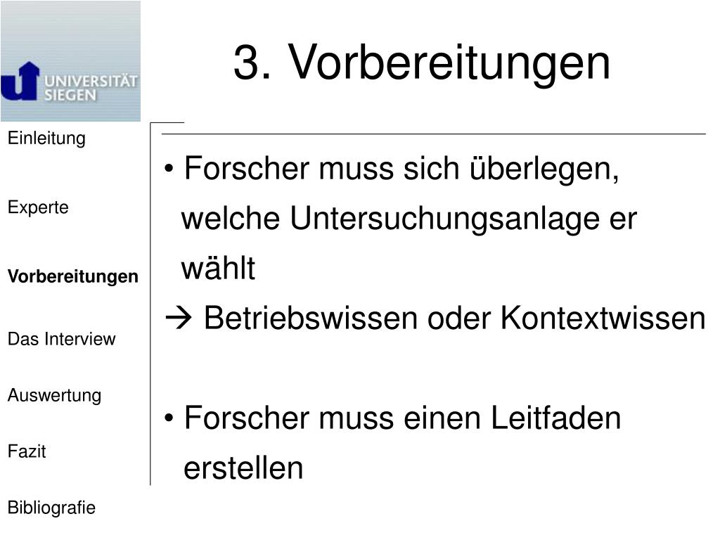PPT Das Experteninterview PowerPoint Presentation ID