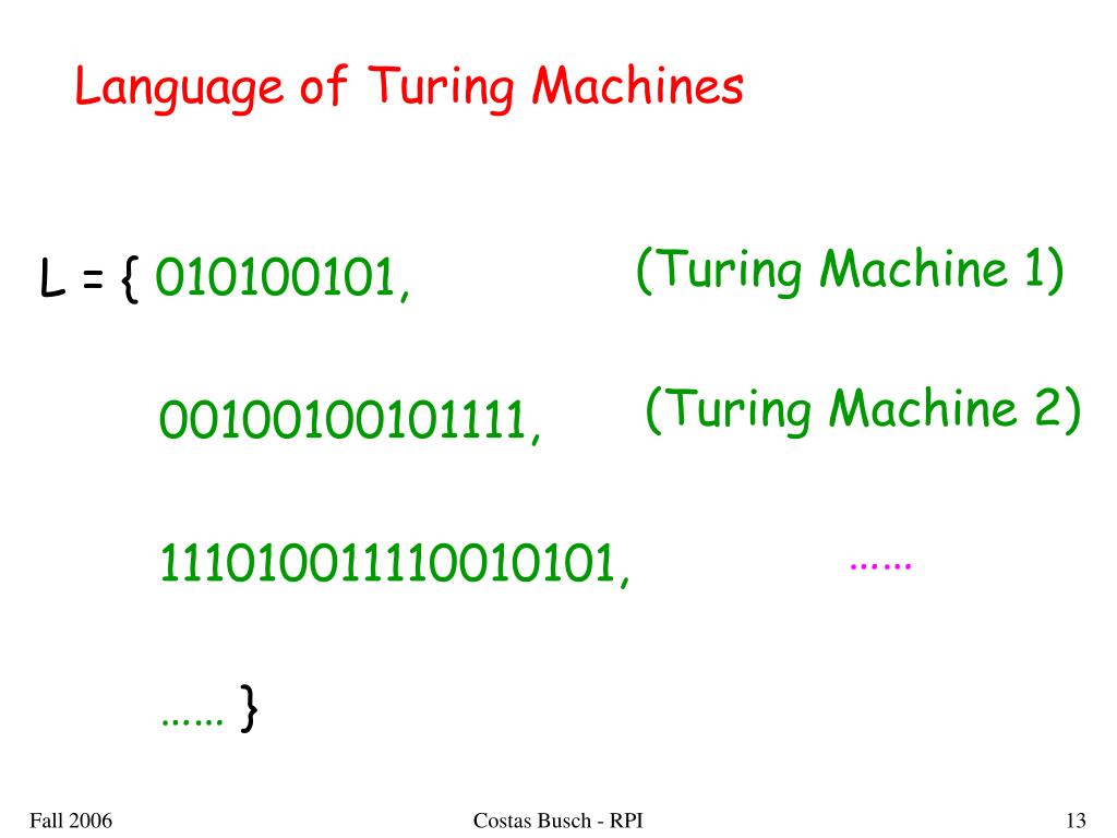 PPT A Universal Turing Machine PowerPoint Presentation, free download
