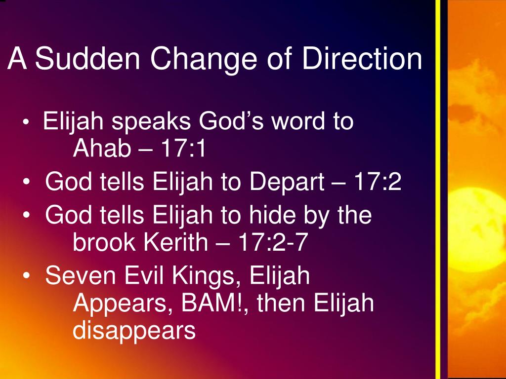 Sudden change in speech Kcaweb