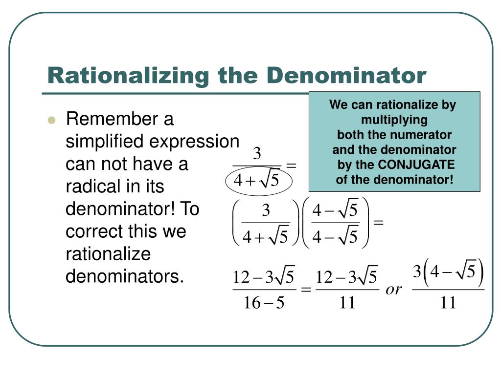 PPT Multiplying and Dividing Radicals PowerPoint Presentation, free
