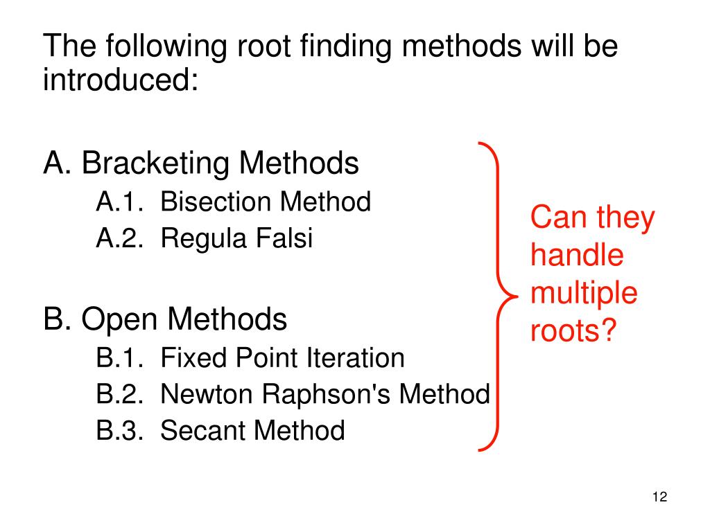 PPT Roots of Equations PowerPoint Presentation, free download ID