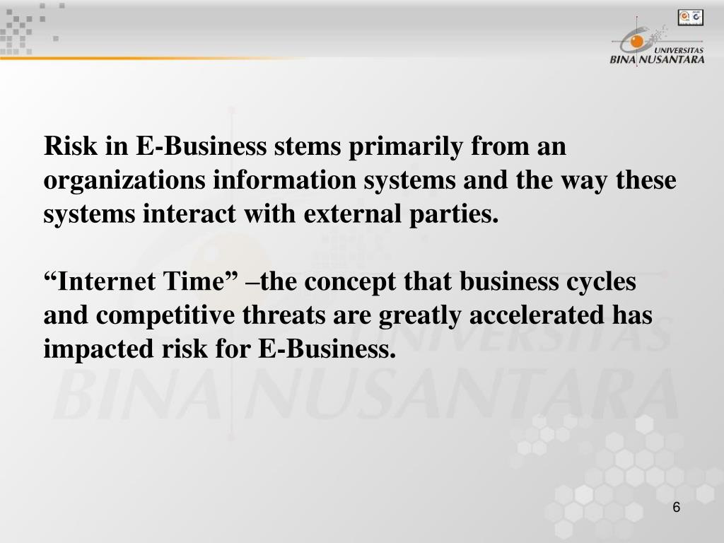 PPT Pertemuan 4 Identifying and Risks in eBusiness PowerPoint
