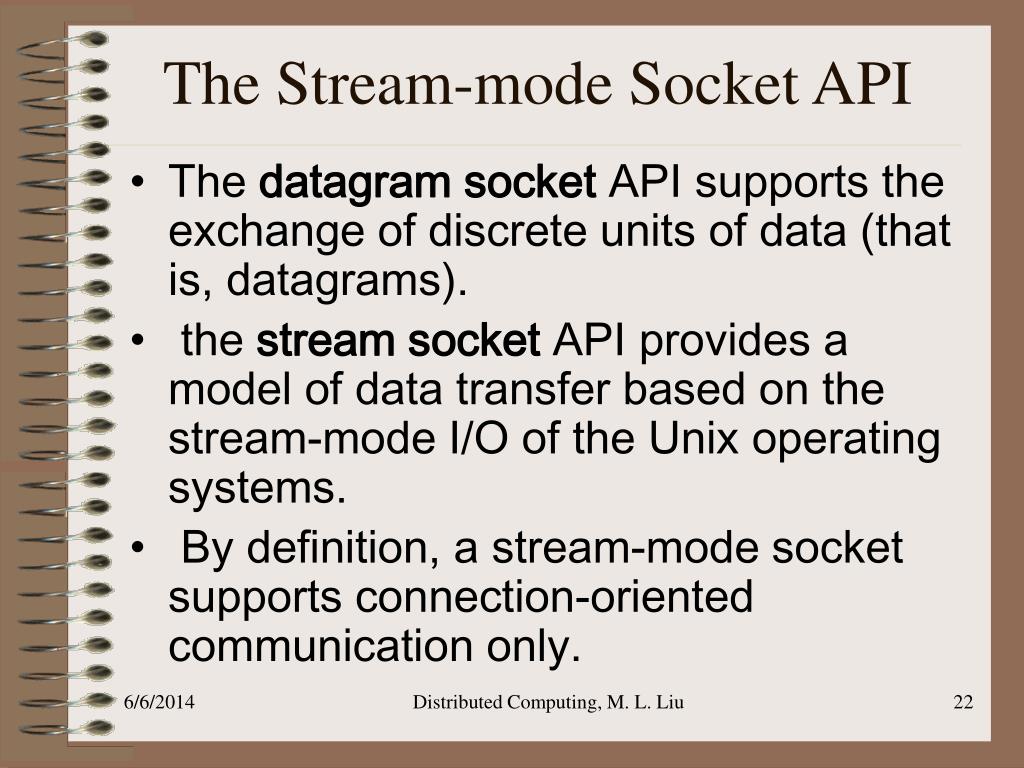 PPT The Socket API PowerPoint Presentation, free download ID1309484