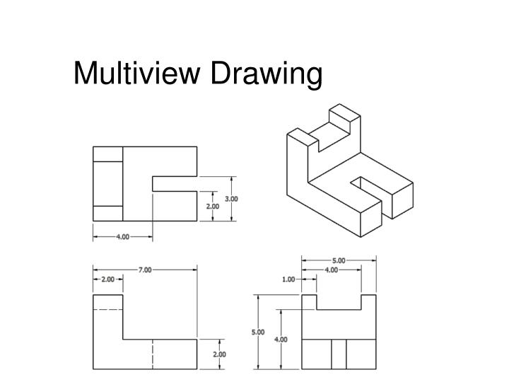 PPT Multiview Drawing PowerPoint Presentation ID1309716