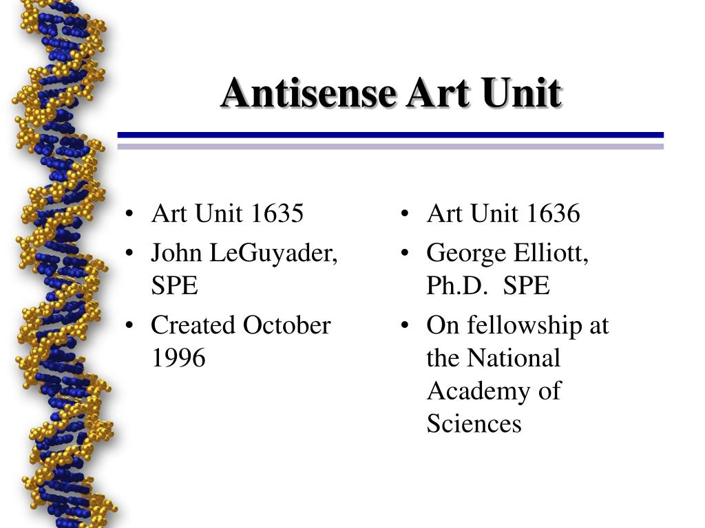 PPT Patenting Antisense Oligonucleotides and Methods PowerPoint