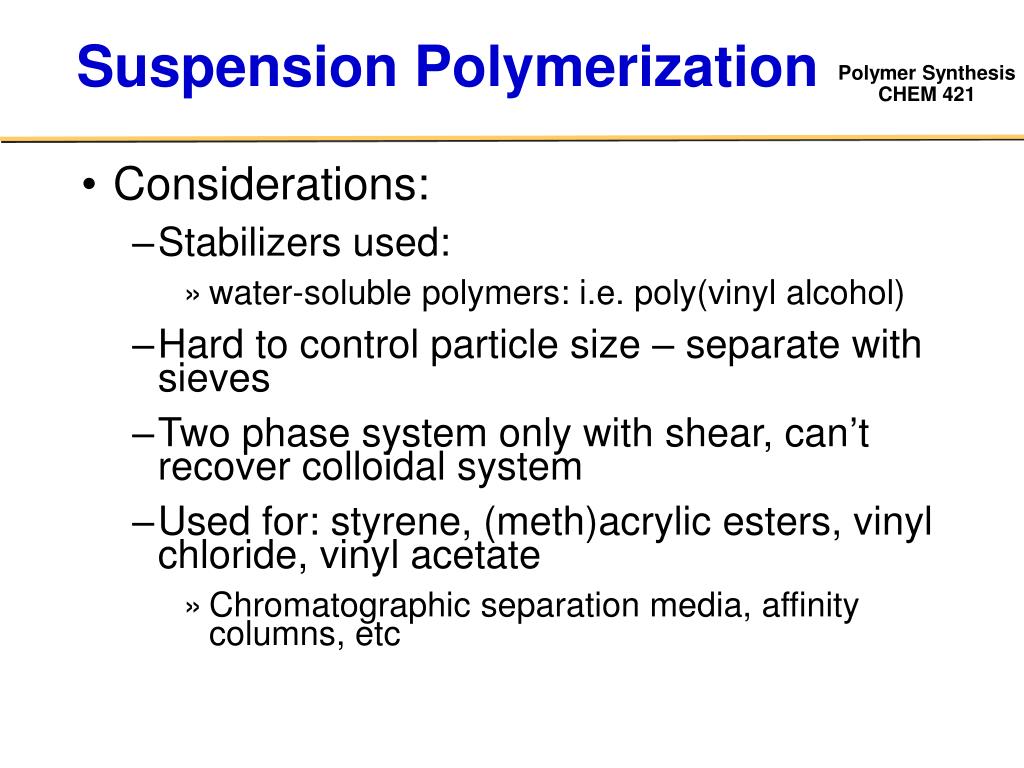 PPT Heterogeneous Polymerizations PowerPoint Presentation, free