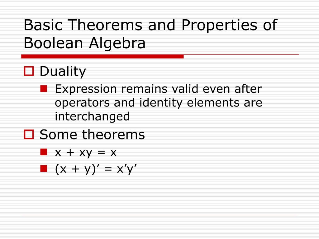 PPT Boolean Algebra and Logic Gates PowerPoint Presentation, free download ID1316126