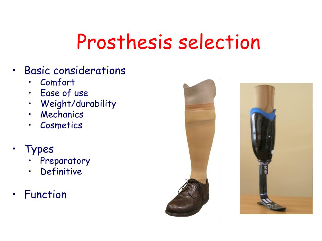 PPT Amputation and Limb Prostheses PowerPoint Presentation, free