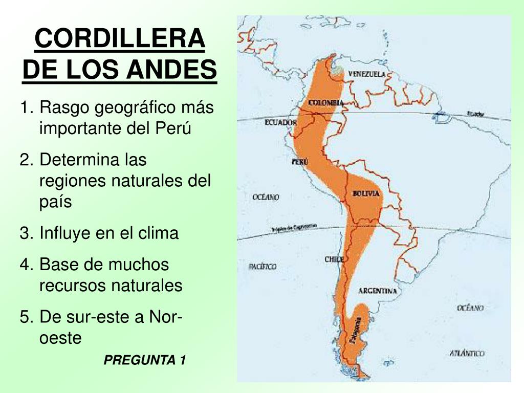 PPT Cordillera de los Andes Pisos Altitudinales PowerPoint