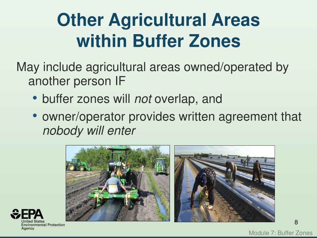 PPT Buffer Zones Distances, Credits & Posting (2011) PowerPoint