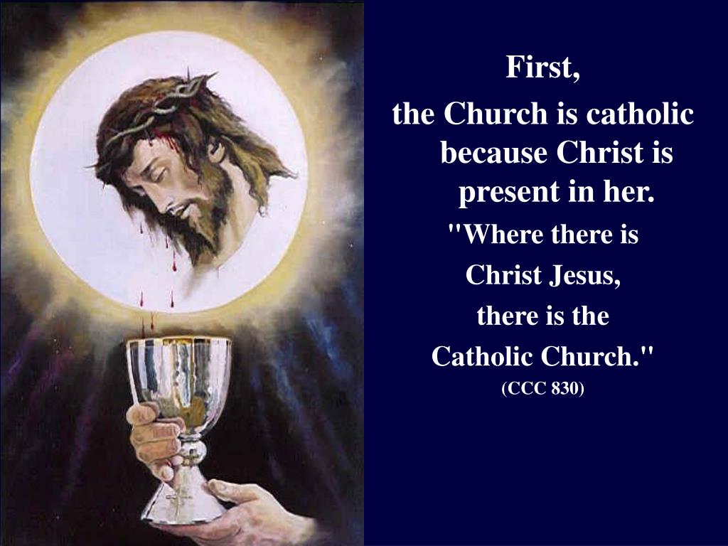 PPT The Church is one, holy, catholic, apostolic PowerPoint