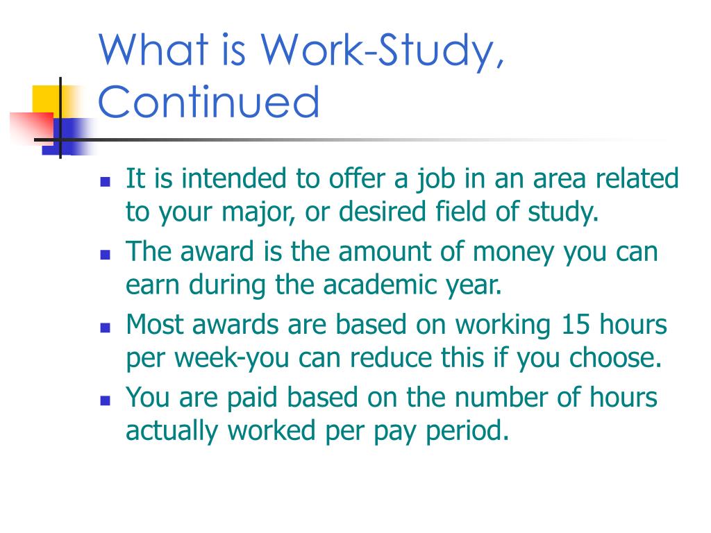 PPT WorkStudy Employment PowerPoint Presentation, free download ID