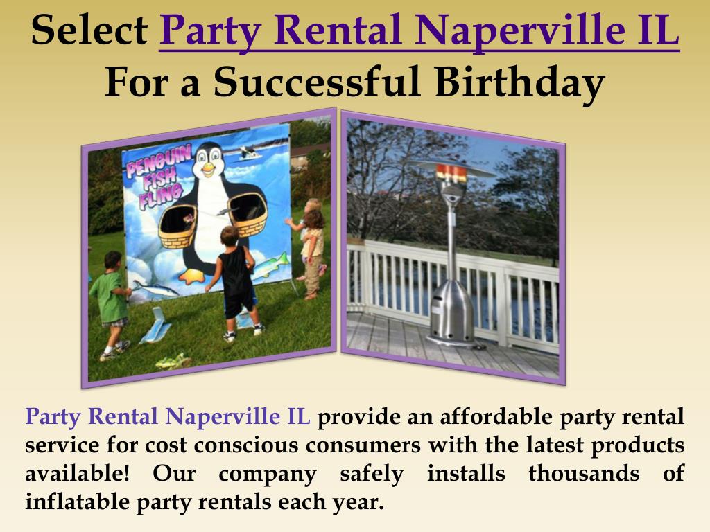 PPT Party Rentals Aurora IL PowerPoint Presentation, free download